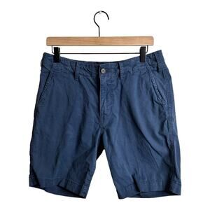 Lucky Brand Flat Front Mens Chino Shorts Blue‎ Size 31